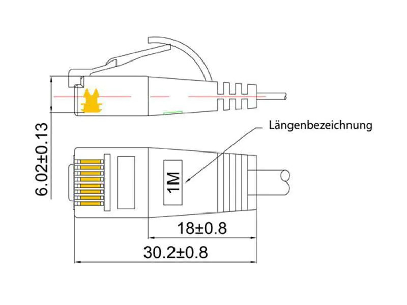 SLIM Slimpatchkabel  Cat 6, UTP, 2 m, Blau