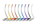 SLIM Slimpatchkabel  Cat 6, UTP, 2 m, Blau