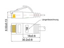 SLIM Slimpatchkabel  Cat 6, UTP, 2 m, Gelb