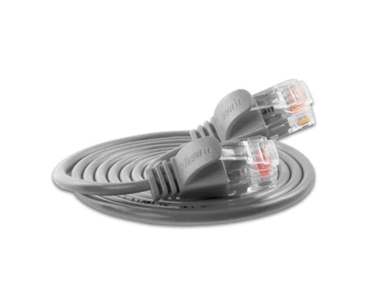 SLIM Slimpatchkabel  Cat 6, UTP, 2 m, Grau