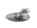 SLIM Slimpatchkabel  Cat 6, UTP, 2 m, Grau