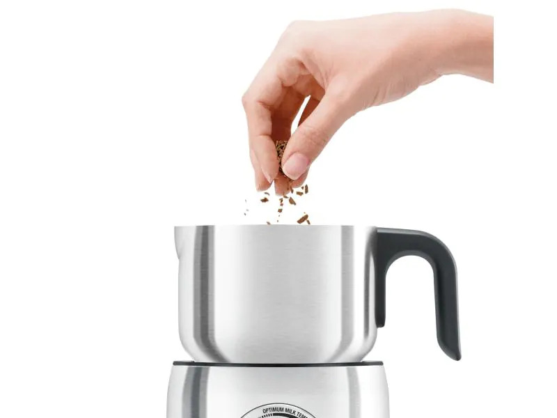 Sage Milchschäumer Milk Café Silber