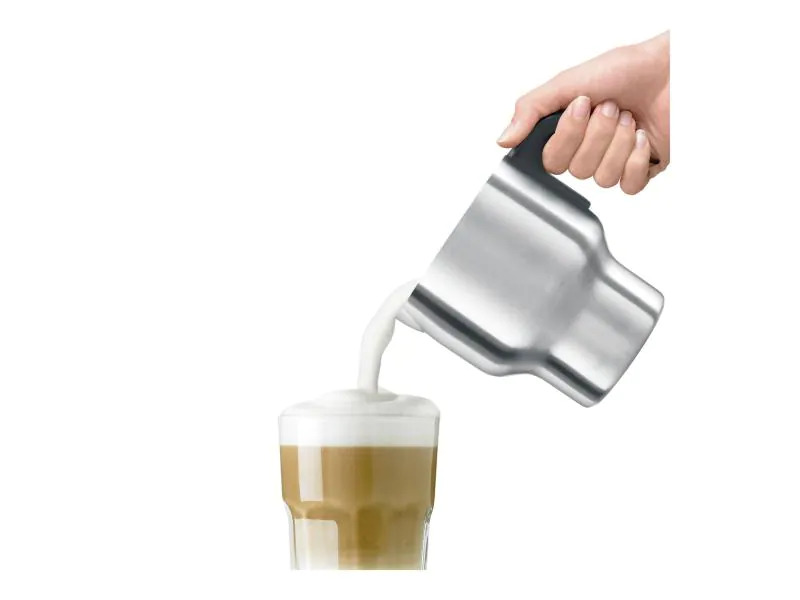 Sage Milchschäumer Milk Café Silber