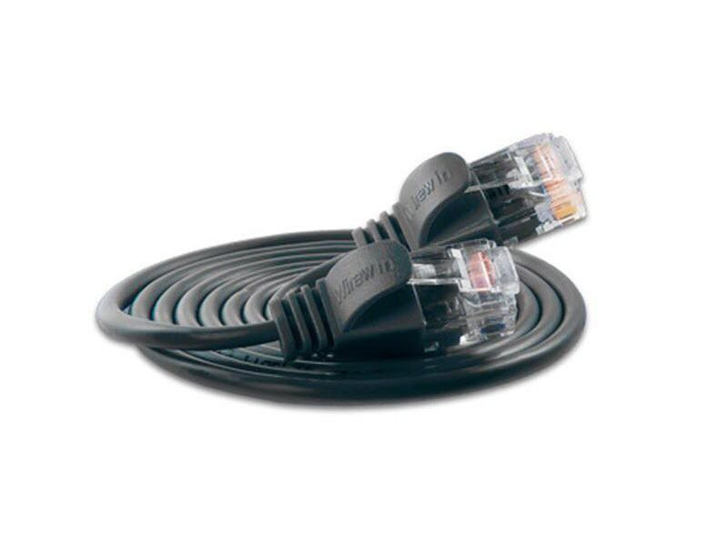 SLIM Slimpatchkabel  Cat 6, UTP, 2 m, Schwarz