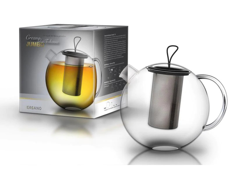 Creano Teekanne Jumbo 1 l, Transparent