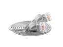 SLIM Slimpatchkabel  Cat 6, UTP, 2 m, Weiss