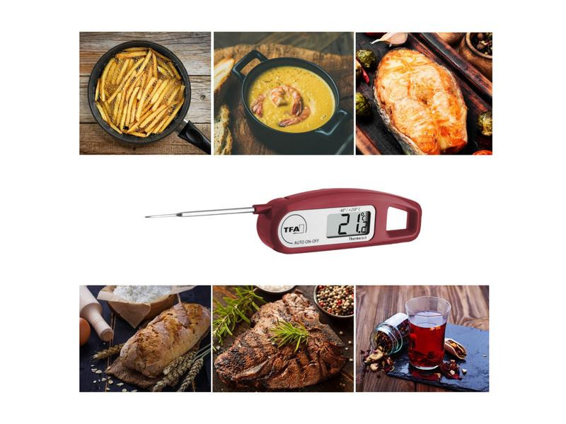 TFA Dostmann Einstichthermometer THERMO JACK, Bordeaux