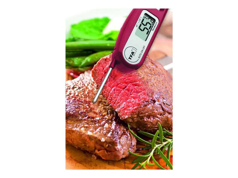 TFA Dostmann Einstichthermometer THERMO JACK, Bordeaux