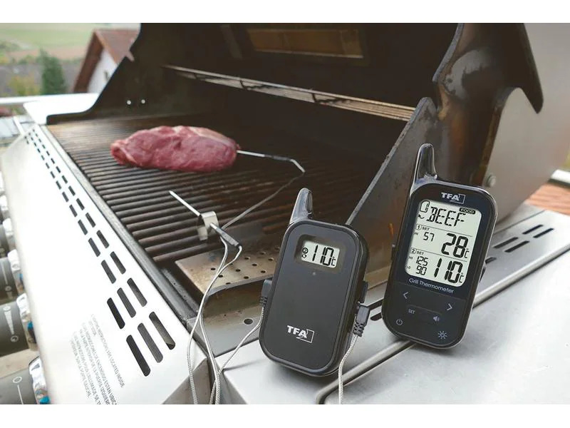 TFA Dostmann Funk-Fleischthermometer Küchen-Chef Twin