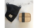 Yummii Yummii Deckel Lid Medium Bambus, Mocca
