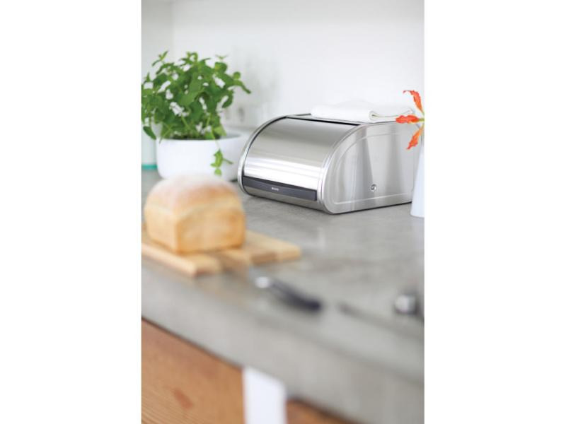 Brabantia Brotkasten zum Rollen Silber