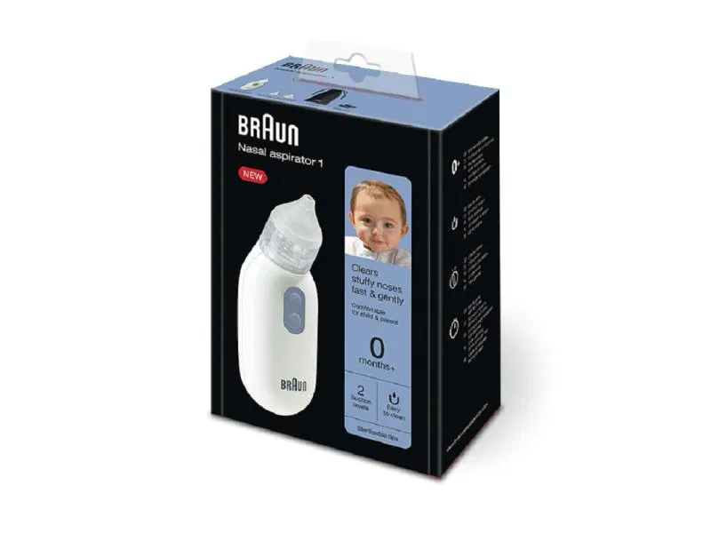 Braun Nasensauger BNA 100 Weiss