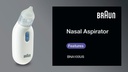 Braun Nasensauger BNA 100 Weiss