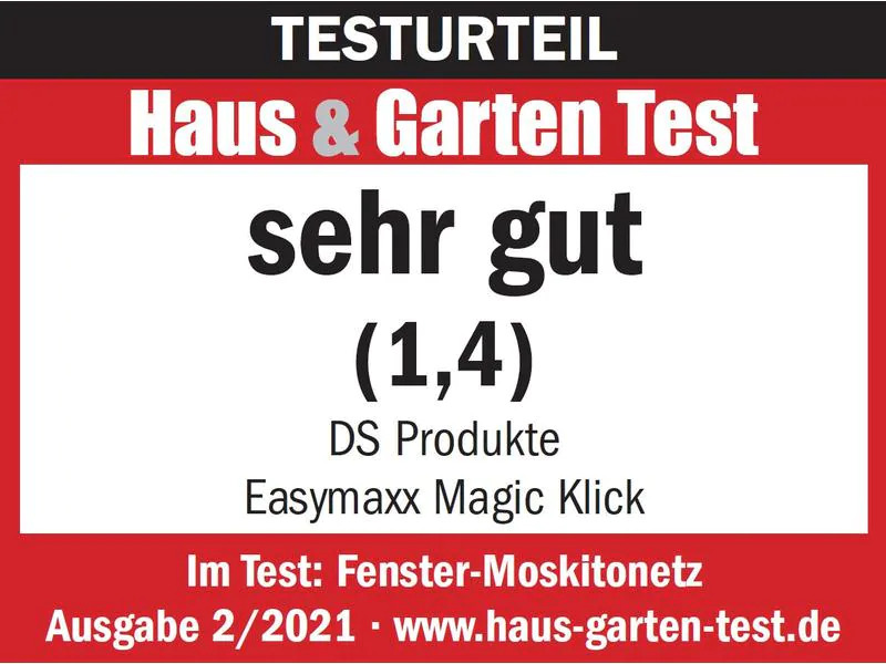 EASYmaxx Fliegengitter Magic Click 1.5x1.3 m