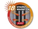 EASYmaxx Fliegengitter Magic Click, 90x210 cm