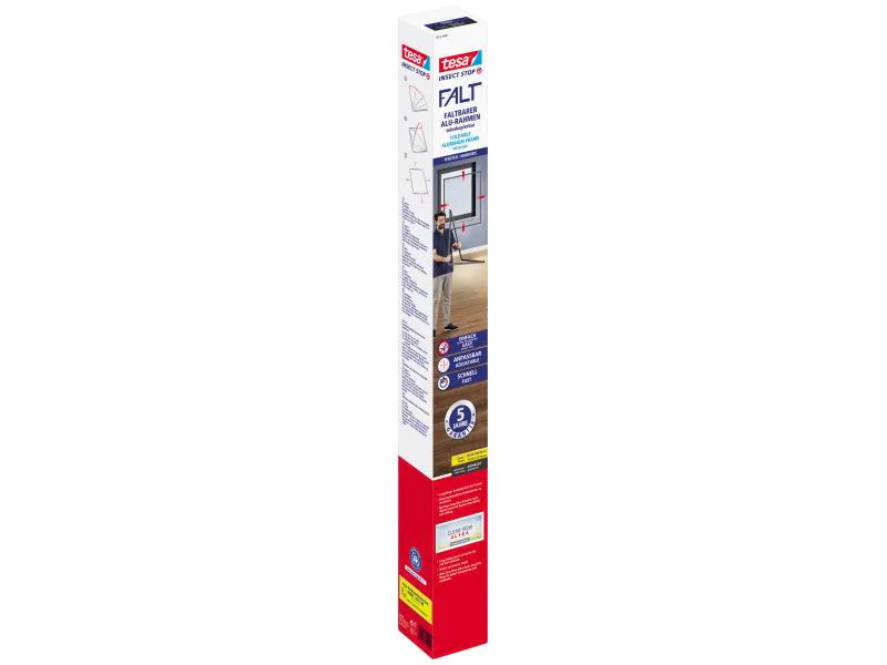 tesa Fliegengitter Insect Stop 1.4 x 1.4 m, Anthrazit