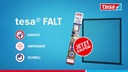 tesa Fliegengitter Insect Stop 1.4 x 1.4 m, Anthrazit