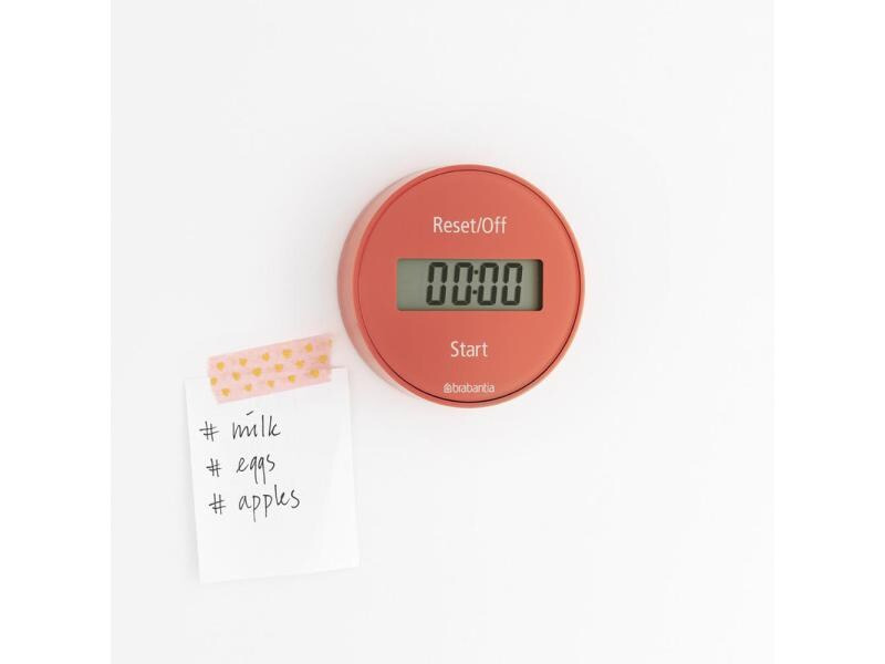 Brabantia Küchentimer TASTY+ Rot