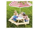 Pinolino Gartenbank Kindersitzgarnitur Nicki 6-Eck