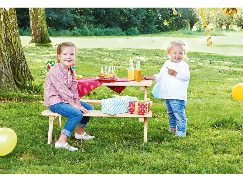 Pinolino Kindersitzgarnitur Nicki für 4 Natur