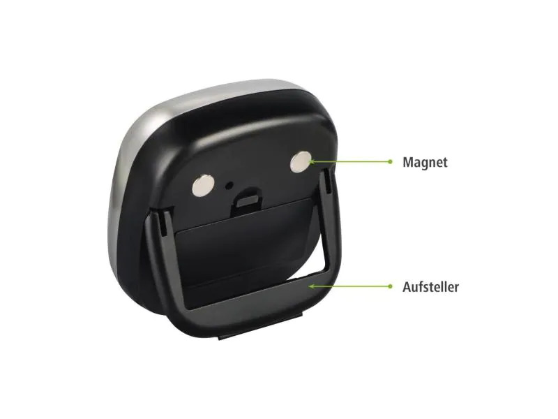 Xavax Küchentimer Touch Schwarz/Silber