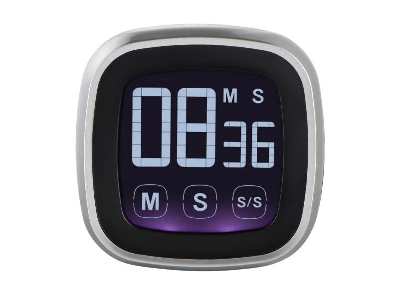Xavax Küchentimer Touch Schwarz/Silber