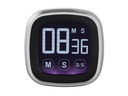 Xavax Küchentimer Touch Schwarz/Silber
