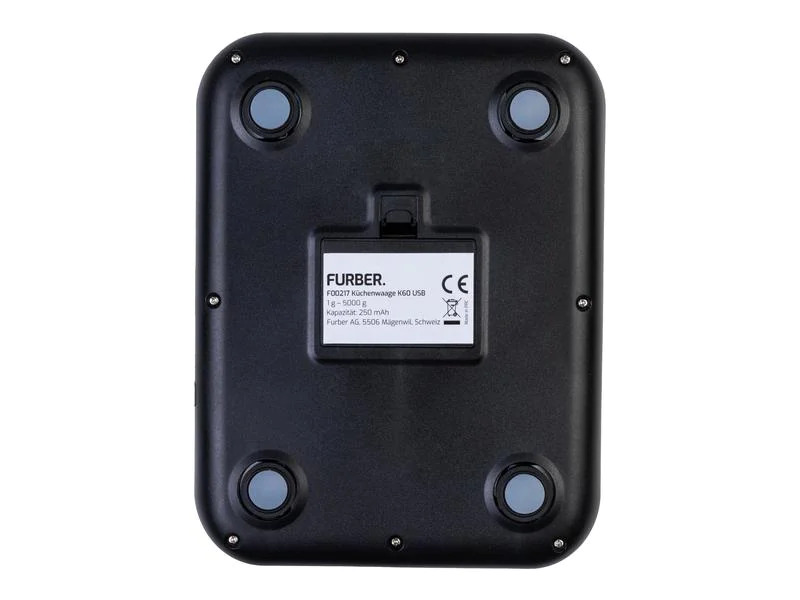FURBER Küchenwaage USB Silber