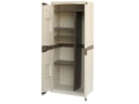 Art Plast Gartenschrank Braun/Beige