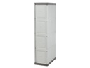 Art Plast Gartenschrank Taupe/Elfenbein