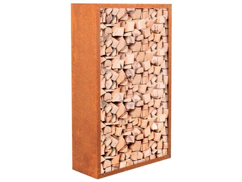 Innovesta Holzregal Corten, L 94 x B 35 x H 149 cm
