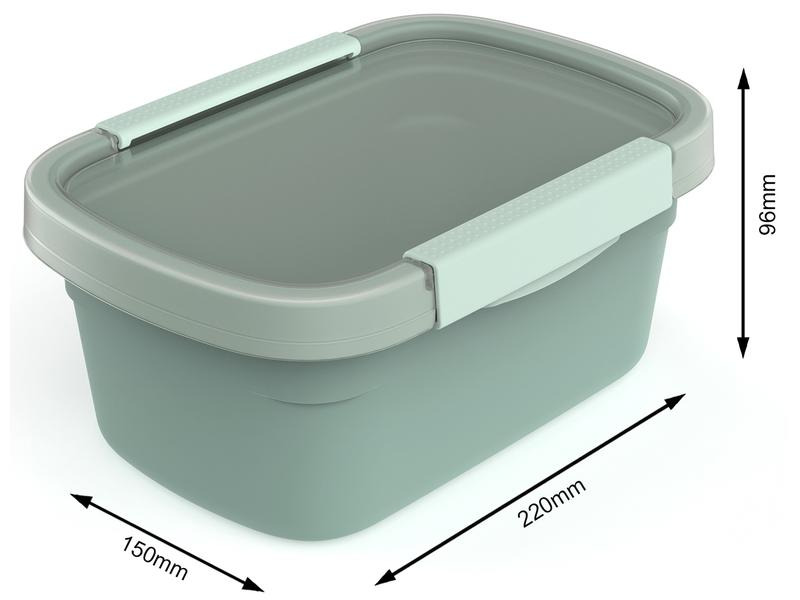 Rotho Vorratsbehälter Eco 1.5 l, Grün