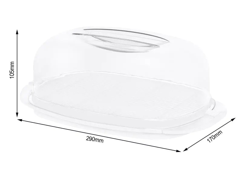 Rotho Käseglocke Fresh 25 l, Transparent