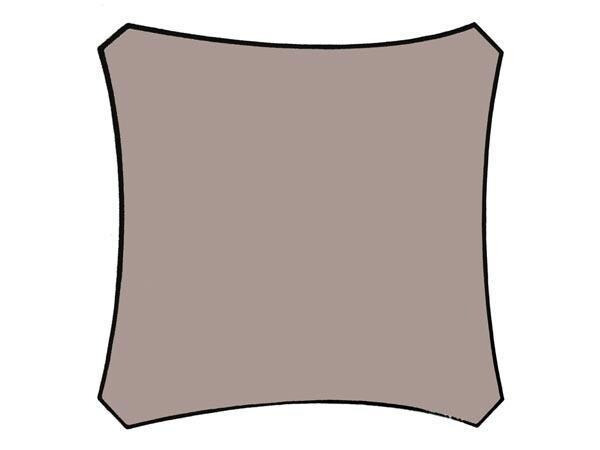 Perel Sonnensegel 360 cm, Quadratisch