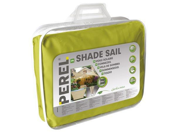Perel Sonnensegel 360 cm, Quadratisch