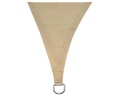 Perel Sonnensegel 500 cm, Dreieck