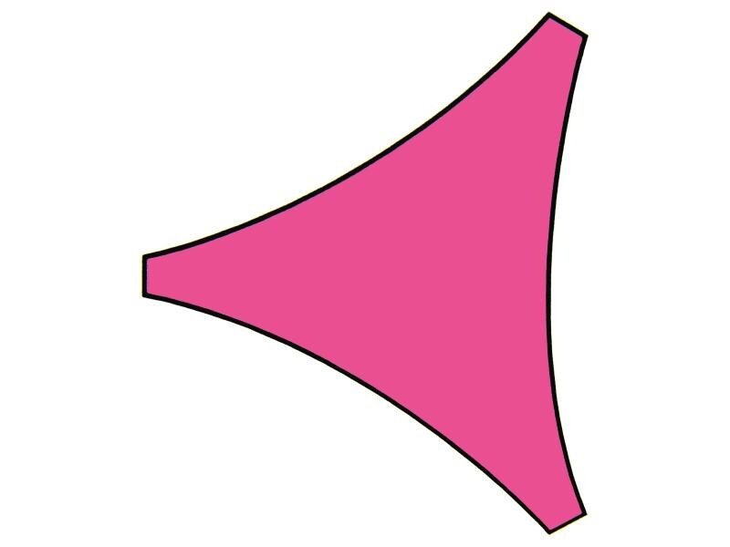 Perel Sonnensegel 500 cm, Dreieck