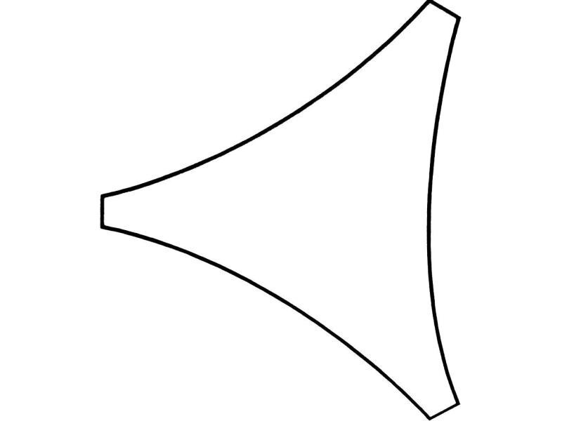 Perel Sonnensegel 500 cm, Dreieck