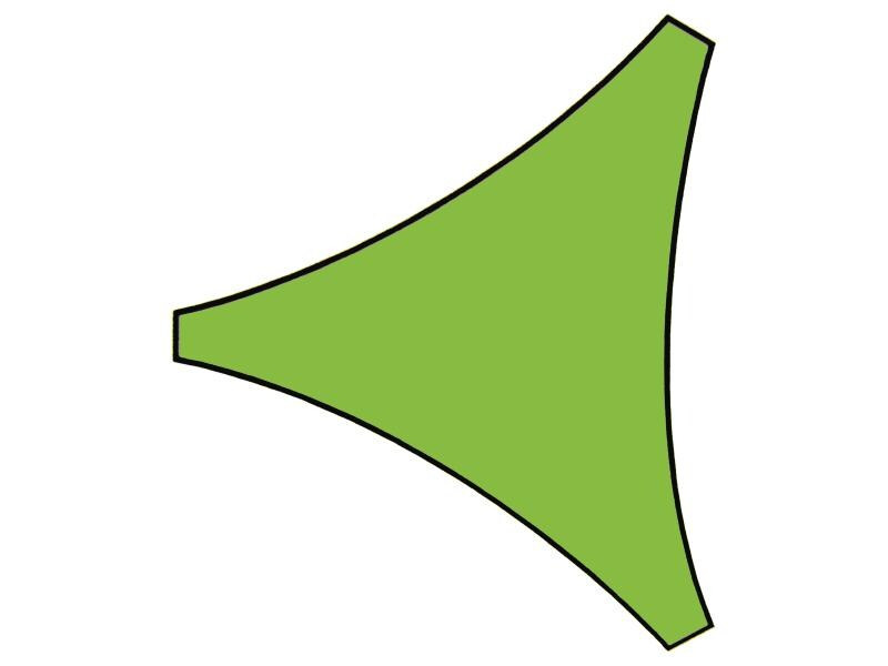 Perel Sonnensegel 500 cm, Dreieck