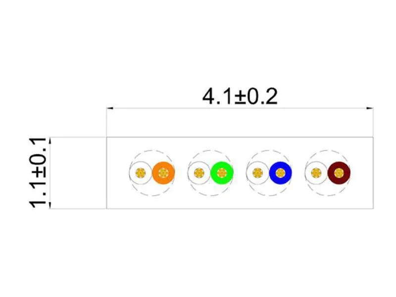 SLIM Slimpatchkabel  Cat 6, UTP, 20 m, Orange