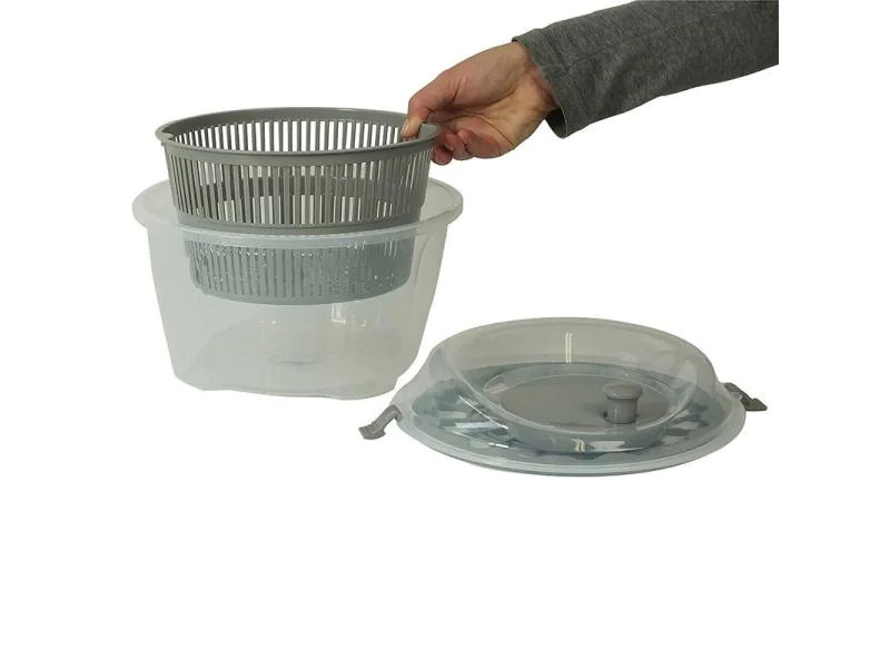 Kela Salatschleuder Mailin 24.5 cm, Grau