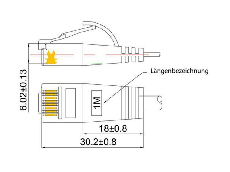 SLIM Slimpatchkabel  Cat 6, UTP, 25 m, Blau