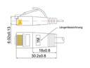 SLIM Slimpatchkabel  Cat 6, UTP, 5 m, Blau
