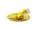 SLIM Slimpatchkabel  Cat 6, UTP, 5 m, Gelb