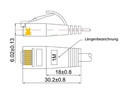 SLIM Slimpatchkabel  Cat 6, UTP, 5 m, Grau