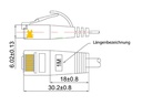 SLIM Slimpatchkabel  Cat 6, UTP, 5 m, Orange