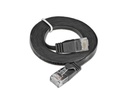 SLIM Slimpatchkabel  Cat 6, UTP, 5 m, Schwarz