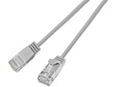 SLIM Slimpatchkabel  Cat 6, UTP, 7.5 m, Grau