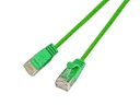 SLIM Slimpatchkabel  Cat 6, UTP, 7.5 m, Grün