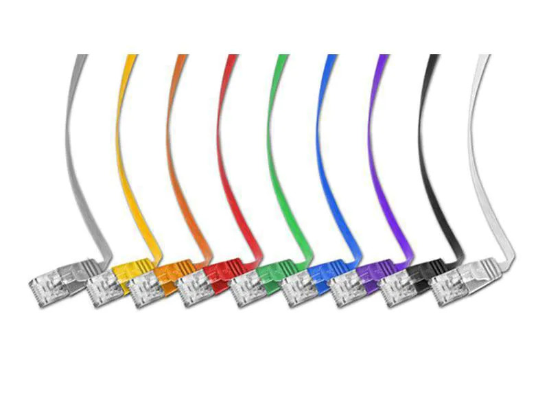 SLIM Slimpatchkabel  Cat 6, UTP, 7.5 m, Rot